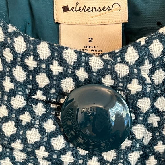 elevenses (an Anthropologie brand) wool “tea” jacket/blazer, size 2 - Picture 3 of 6